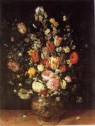 unknow artist Floral, beautiful classical still life of flowers.043 oil on canvas